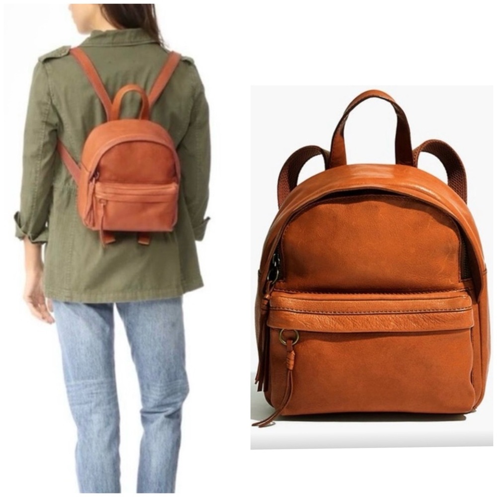 Madewell The Lorimer Mini Backpack Leather Travel… - image 1